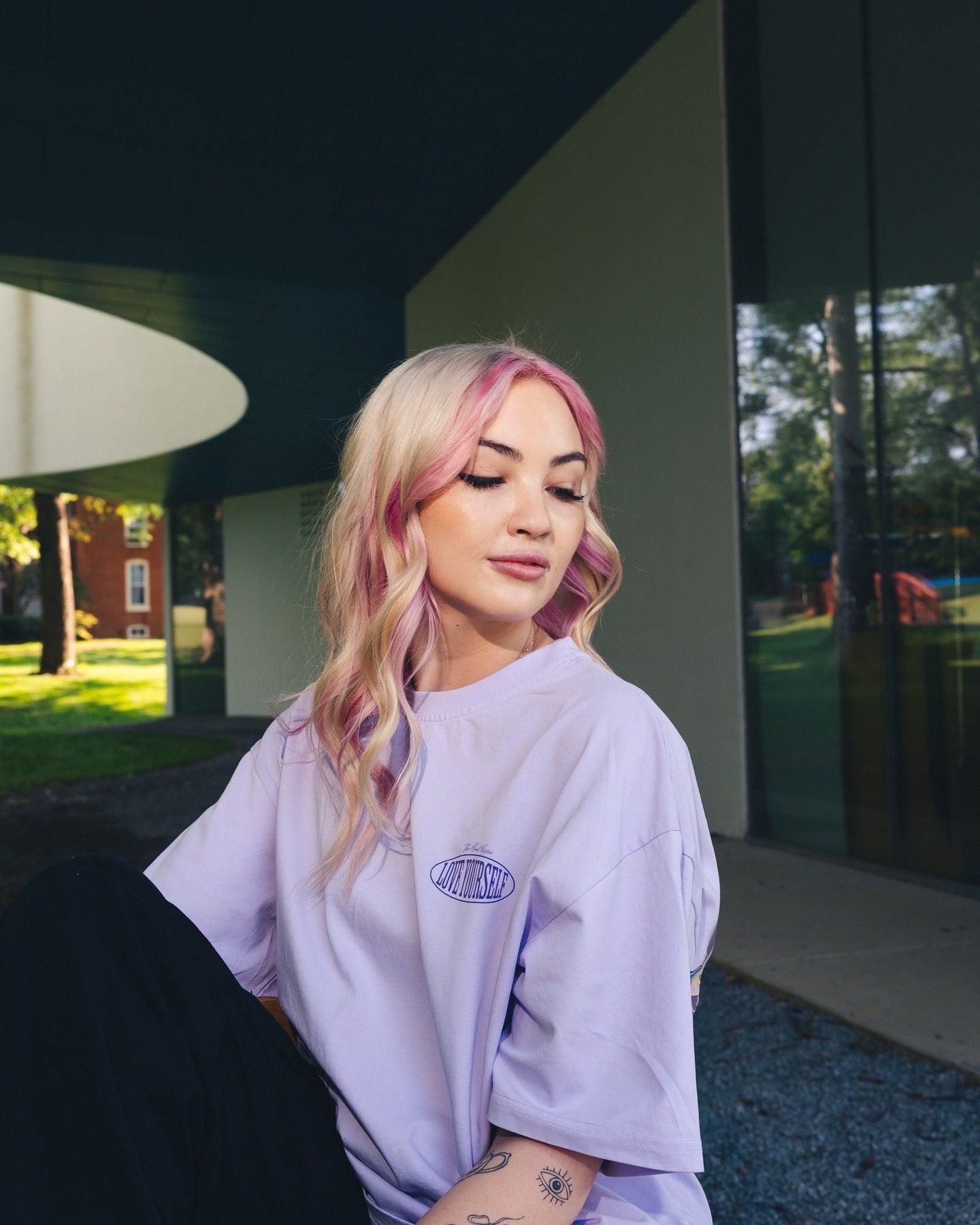 Lavender Be Yourself Tee