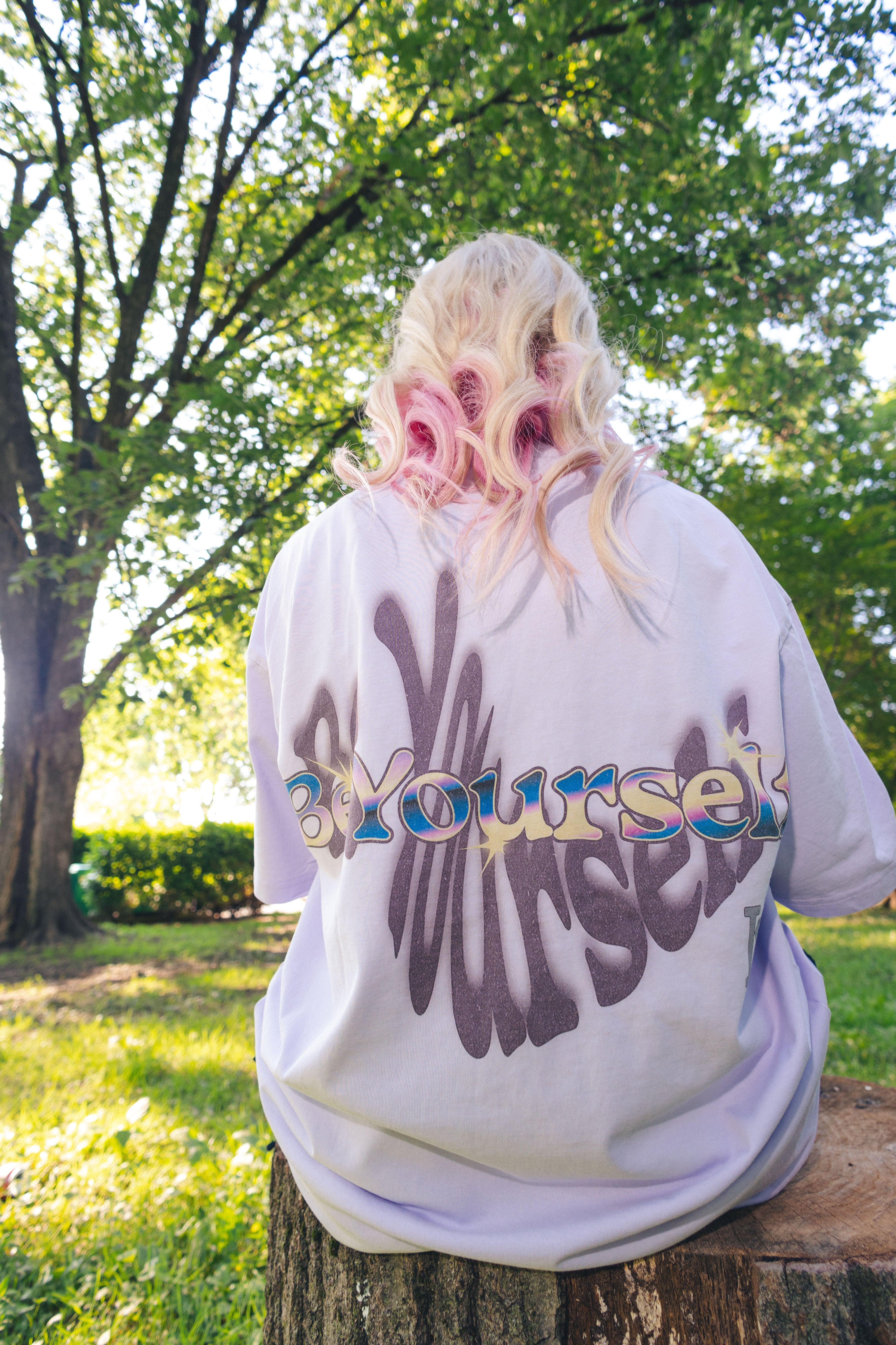 Lavender Be Yourself Tee