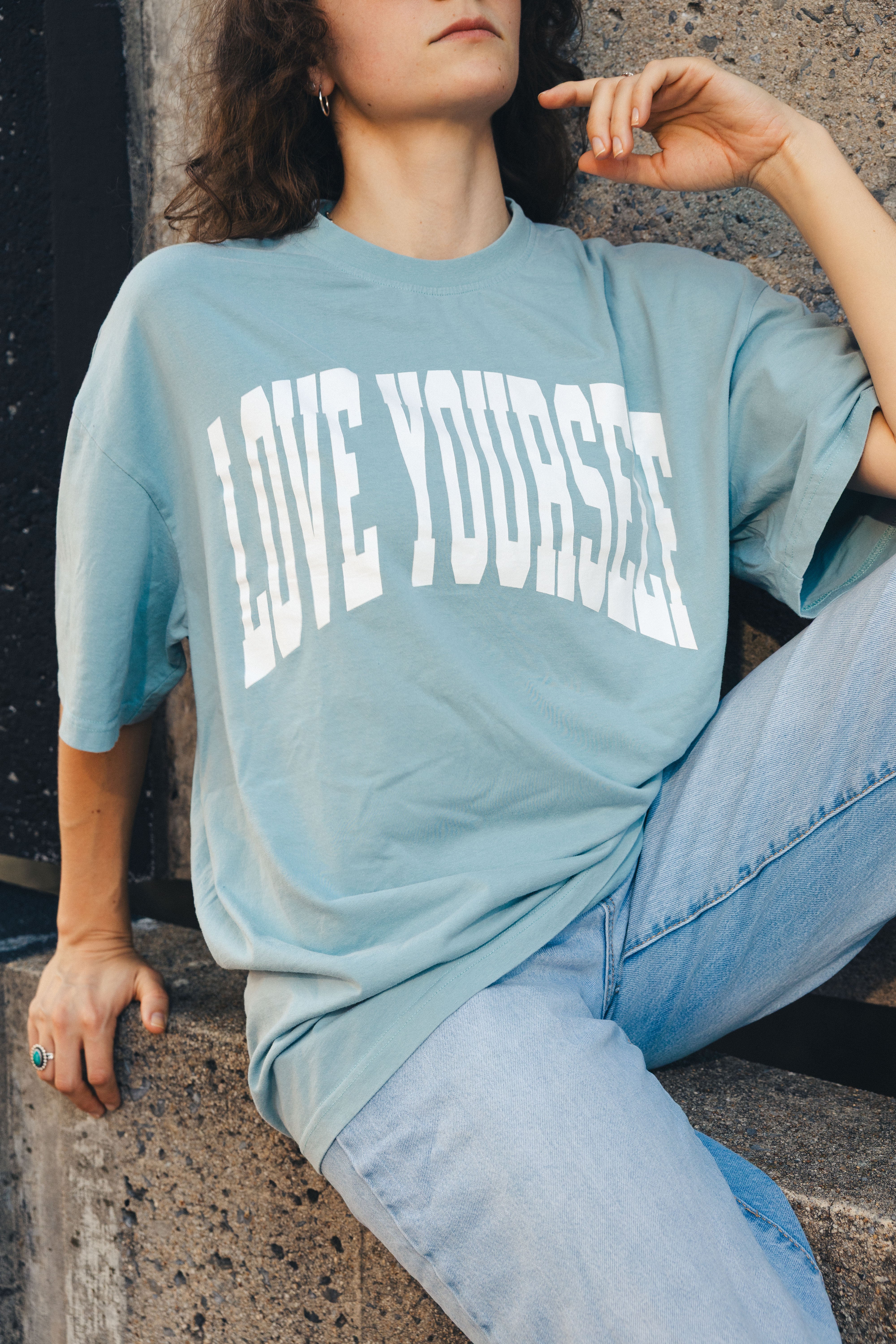 Light Blue LY Tee