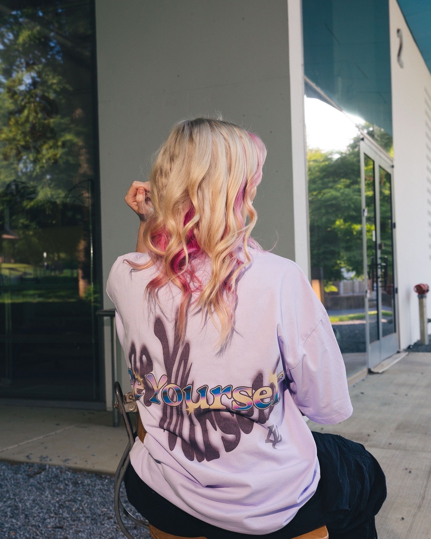 Lavender Be Yourself Tee