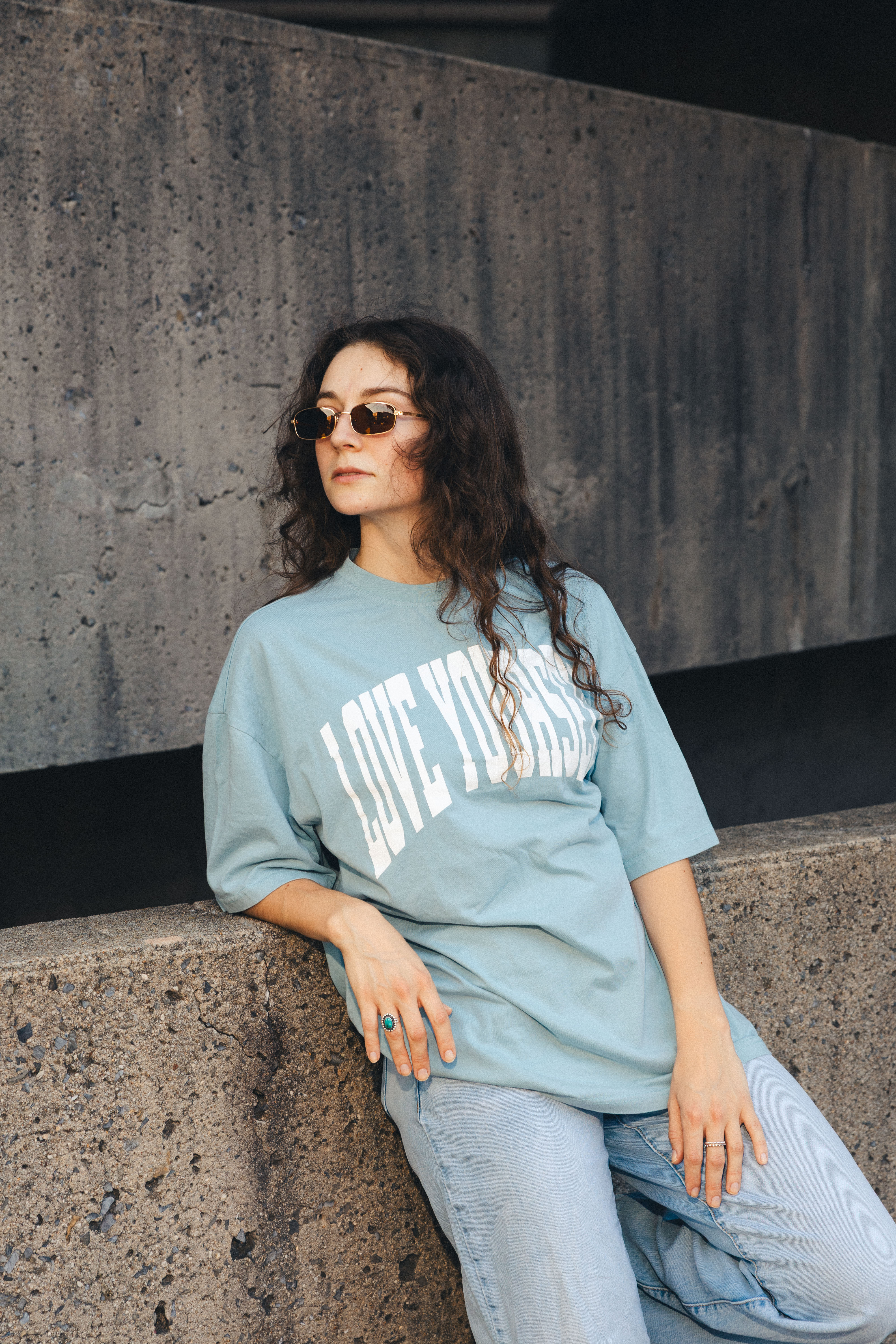 Light Blue LY Tee