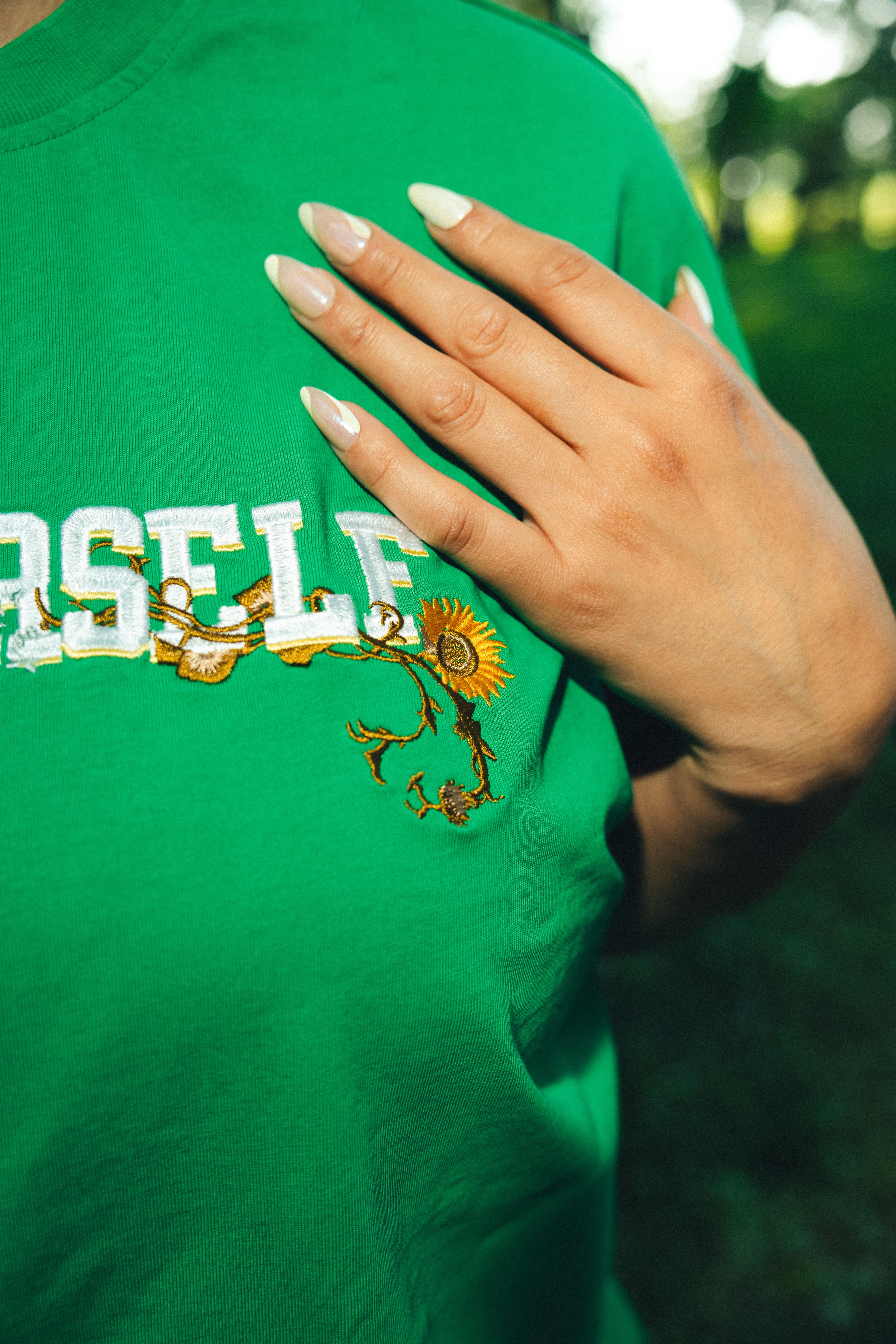 Green LY Sunflower Tee