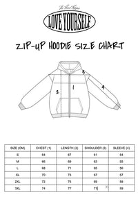 Acid Black LY Zip-Up Hoodie